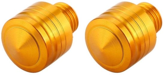 Specchio retrovisore universale per motocicletta - M10*1.25 avvito - Lega di alluminio - 2 adattatori - Facile da installare - Accessori per motocicletta