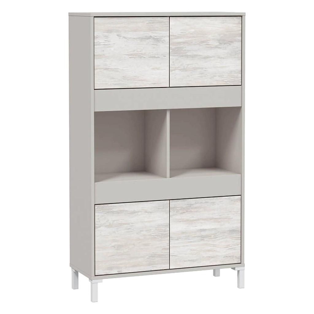 Madia Mezzate, Credenza Cassetti, 78x33x134h cm Beige