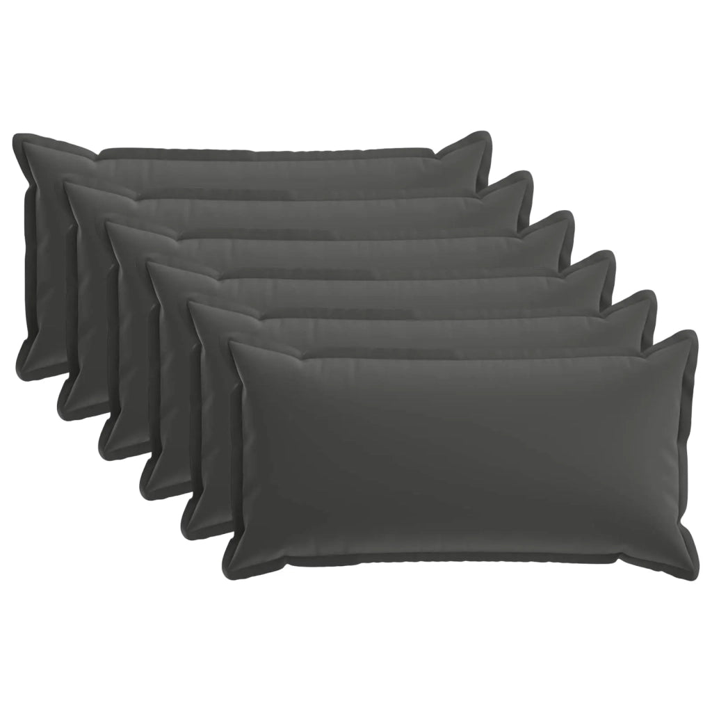 Federa 6 pcs HOUTEN Antracite 40 x 70 cm Poliestere 917885