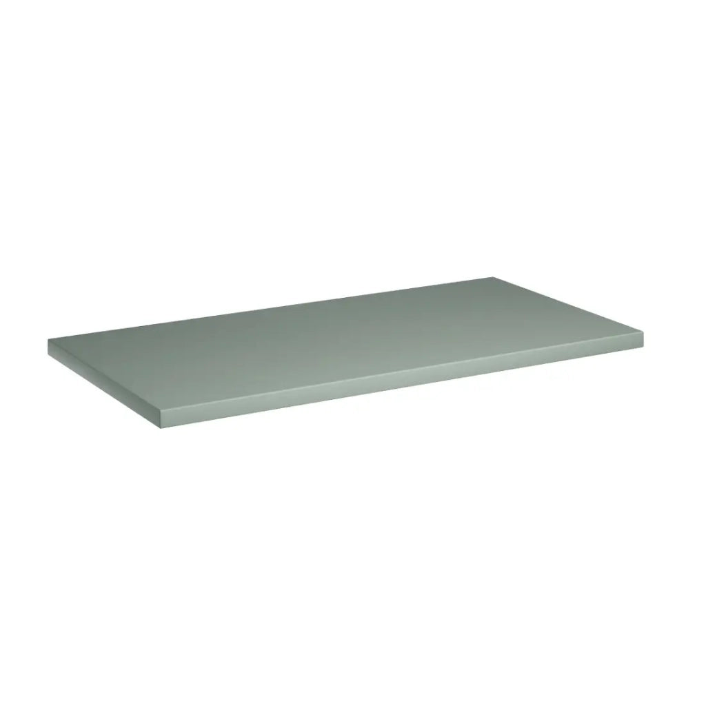 Piano lavabo ELVINA – 80x40 cm – Colore verde salvia pastello – Da appoggiare – Bagno moderno