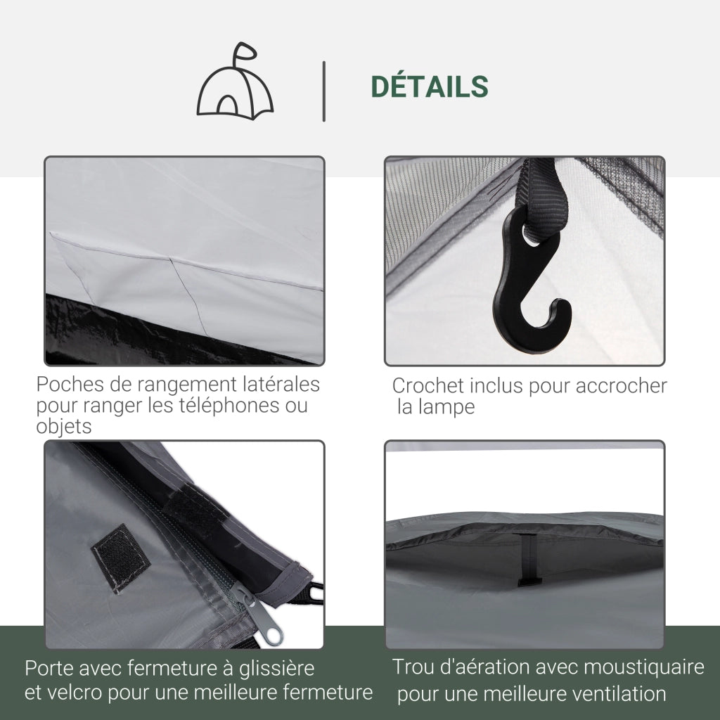 Tenda da campeggio ¨C zephmum ¨C 2-3 persone impermeabile ventilata 2 porte