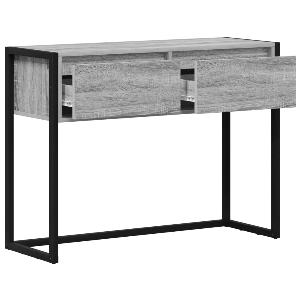 Tavolino Grigio Sonoma 100 x 36 x 75 cm Legno ingegnerizzato 886699