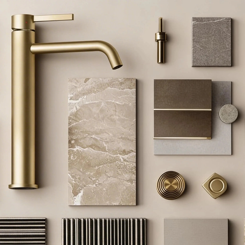 Rubinetto Da Lavabo Rea Foster Brush Gold High