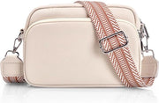 Borsa da Messaggero in Pelle Bianca - 26*20.3*5.5cm