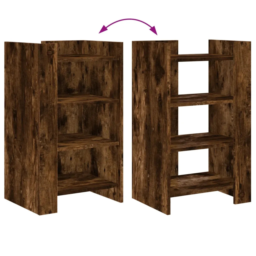 Credenza Rovere Fumo 45x35x75 cm in Legno Multistrato 848385