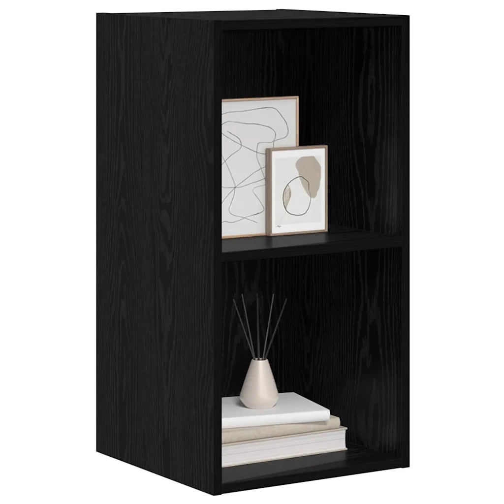 Set mobile TV-Credenza per TV Rovere Nero 37 x 37 x 72 cm Legno multistrato