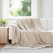 Coperte da Pile 6 pcs Beige 240 x 220 cm Panno