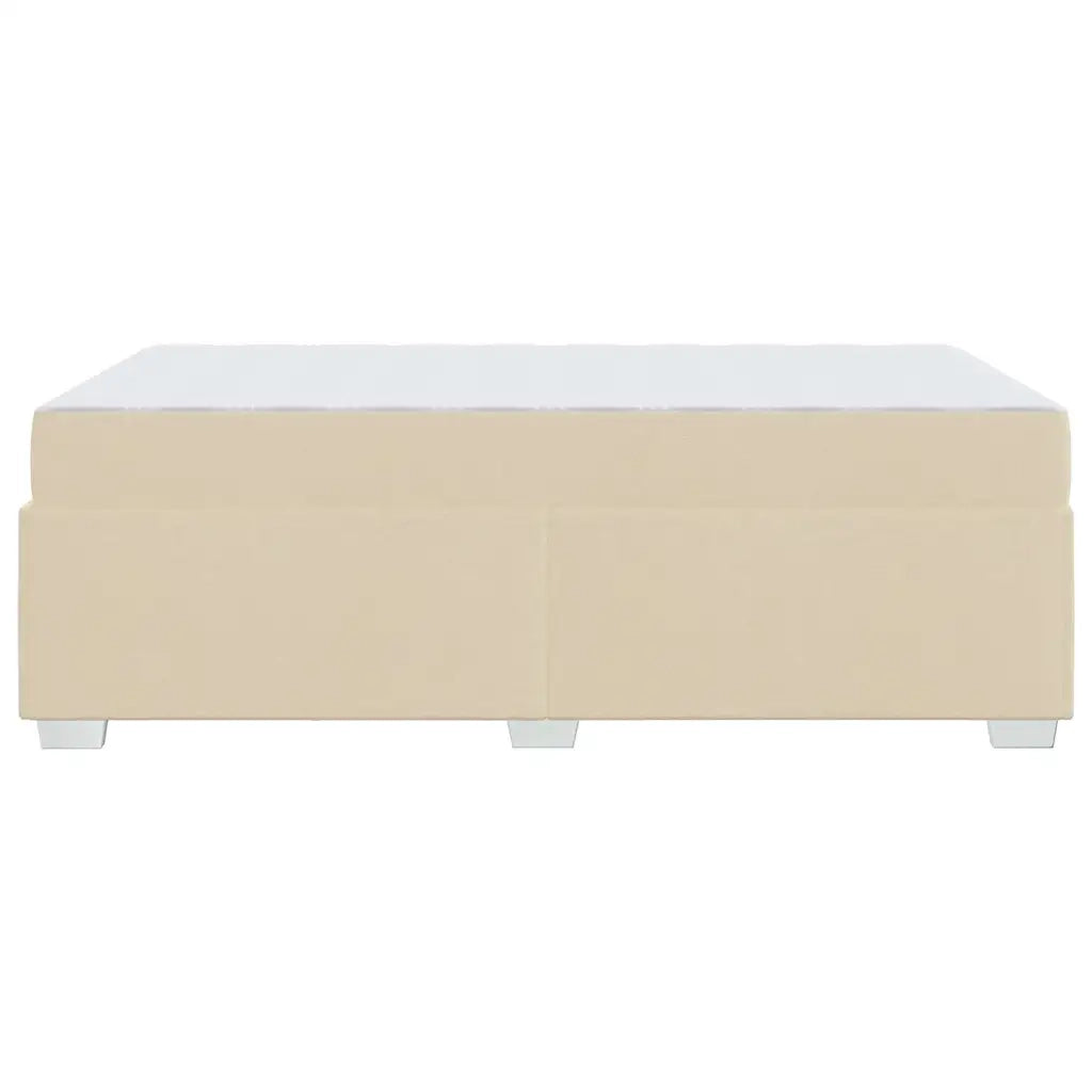 Struttura del letto con materasso Crema 120 x 200 cm Tessuto 3399185