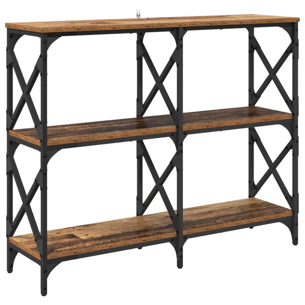 Tavolo consolle Legno vecchio 100 x 28 x 80,5 cm