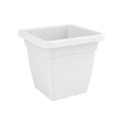 Nicoli Vaso Mega Quadrato cm 38x38x34 con sottovaso cm 34x34x5