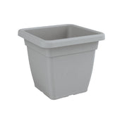 Nicoli Vaso Mega Quadrato cm 38x38x34 con sottovaso cm 34x34x5
