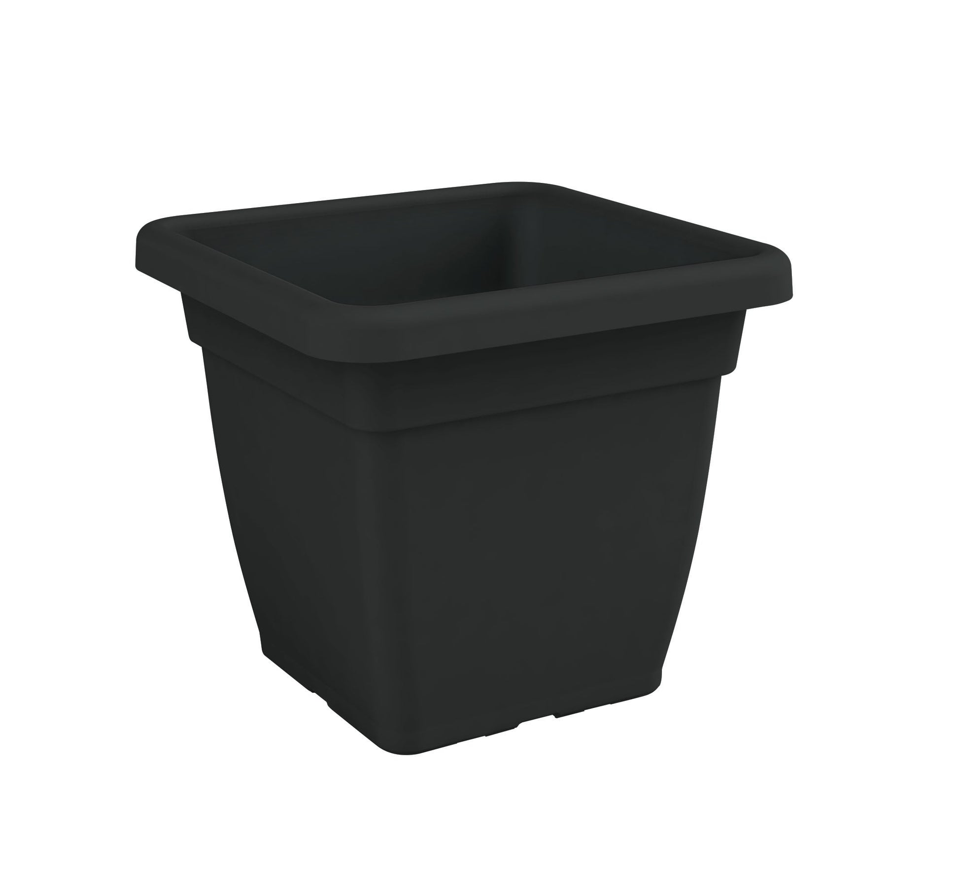 Nicoli Vaso Mega Quadrato cm 38x38x34 con sottovaso cm 34x34x5