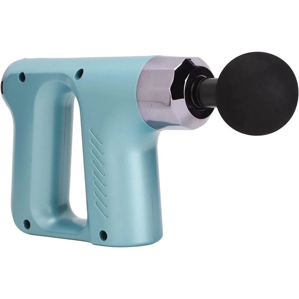 Trade Shop - Pistola Massaggiante Professionale 4 Testine 5 Velocità Fascial Gun Ricaricabile -