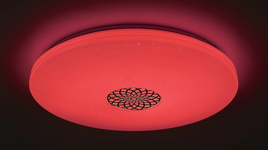 Plafoniera LED RGB WiFi Ophelia Rabalux 60cm 40W cromo