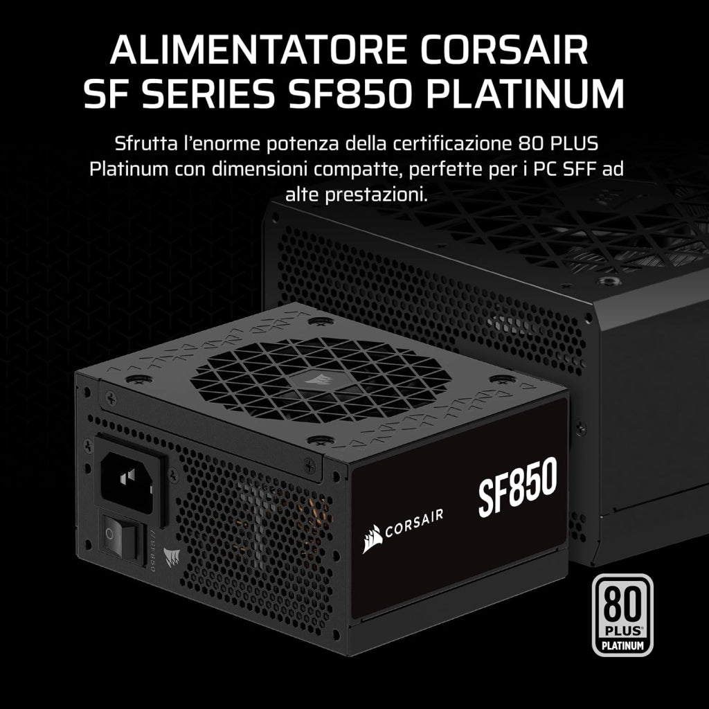 Alimentation modulaire SFX - CORSAIR - SF Series SF850 - 80 PLUS Platinum