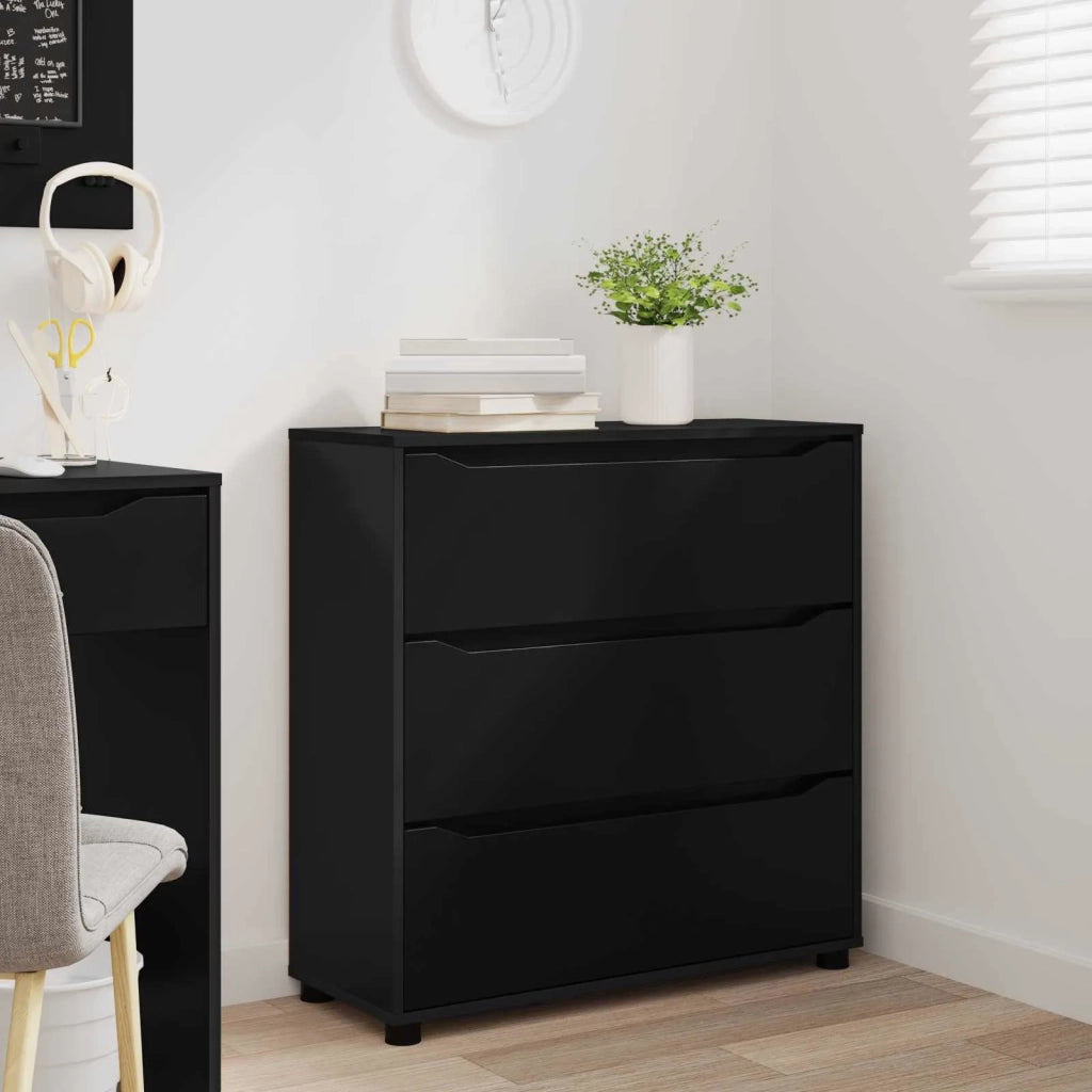 Armadio Nero 80 x 31 x 81 cm Legno multistrato 888848
