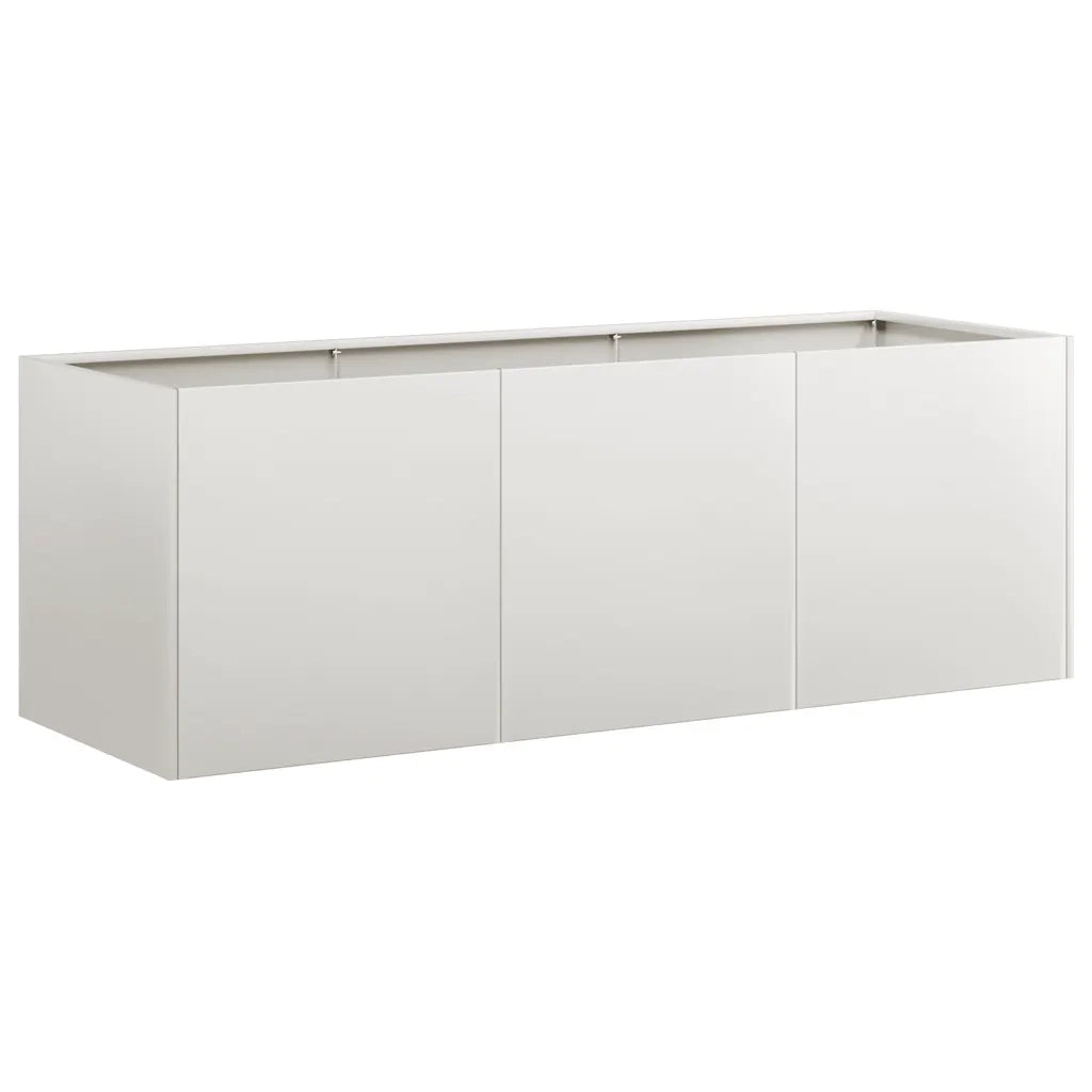 Fioriera 120x40x40 cm in Acciaio Inox 860679
