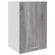 Pensile da cucina decorativo a parete dimensioni 39,5 x 31 x 60 cm con vano contenitore in legno composito grigio Sonoma 02_0048533