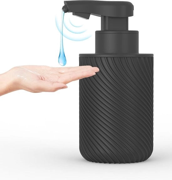 Dispensatore di sapone automatico senza tocco con sensore infrarosso - 300 ml per cucina e doccia - ricaricabile via USB e impermeabile