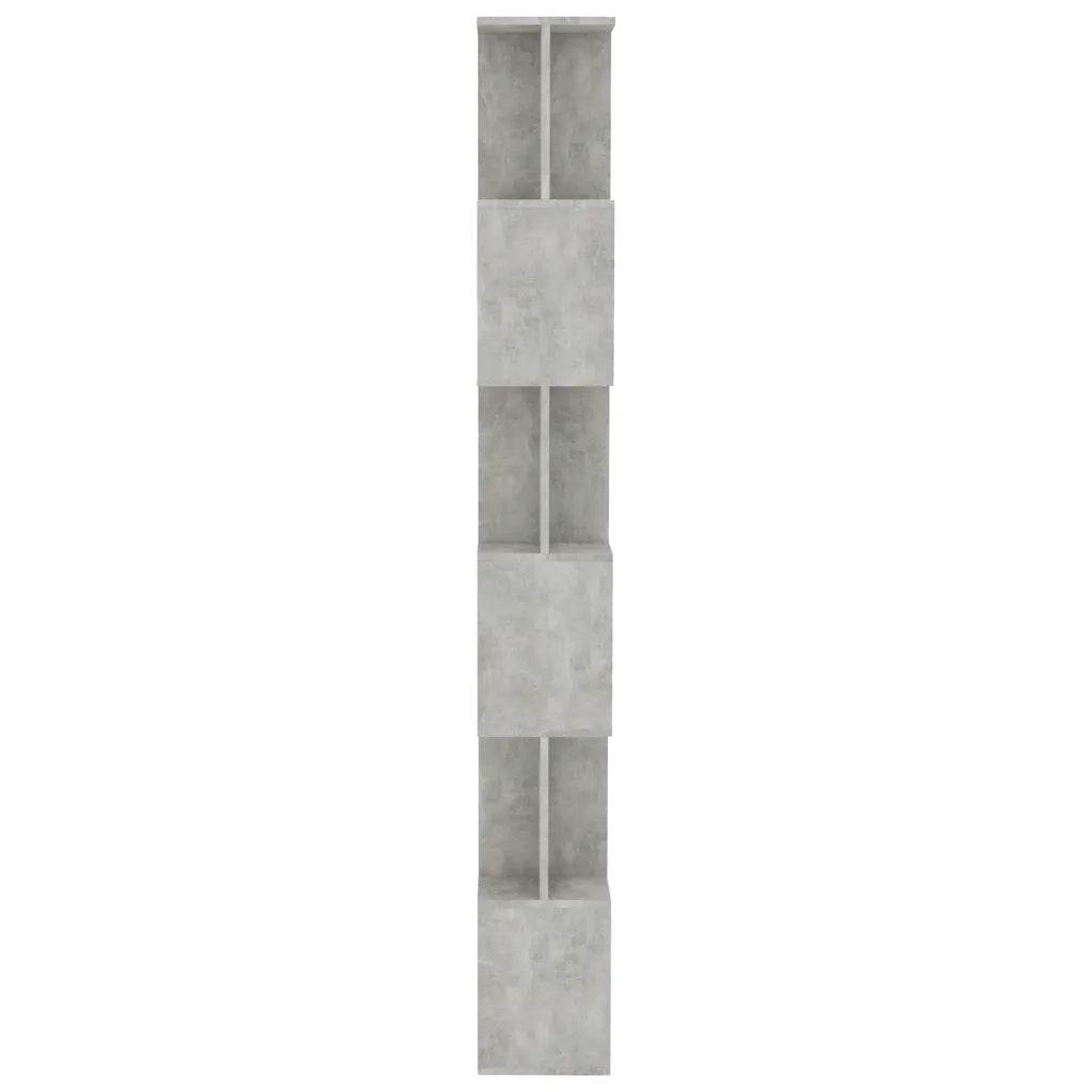 Libreria/Divisorio Grigio Cemento 80x24x192cm Legno Ingegnerizzato 800094