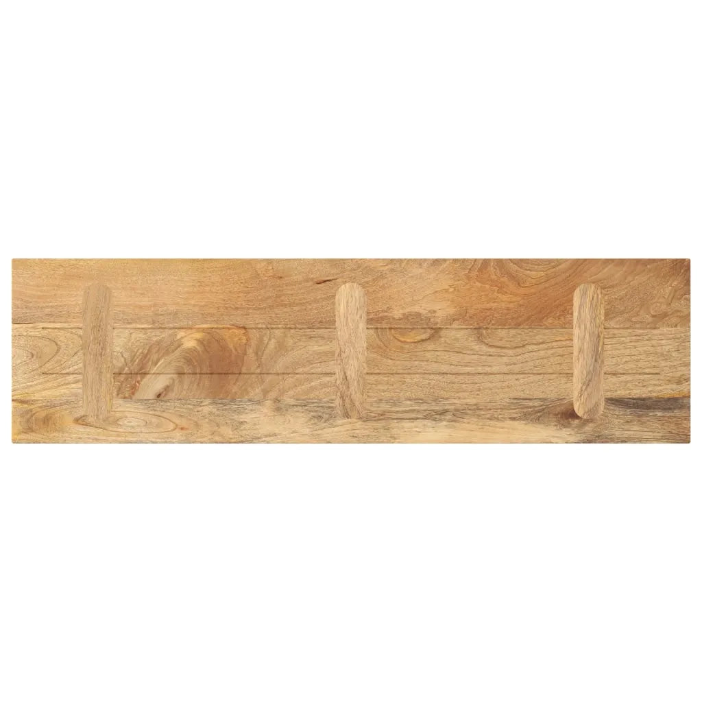Piano per Tavolo 100x20x2,5 Rettangolare Legno Massello Mango 371426