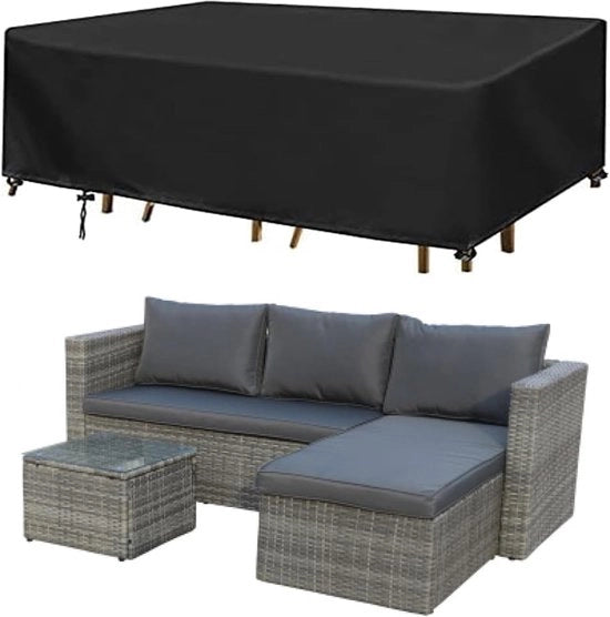 Coperchio impermeabile per tavolo da giardino - Protezione per tavolo da giardino - 1 pezzo - 420D poliestere - 200 x 160 x 70 cm