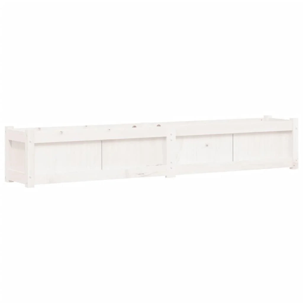Fioriera aiuola rialzata fioriera aiuola giardino terrazza set da 2 legno massello di pino bianco 02_0039039