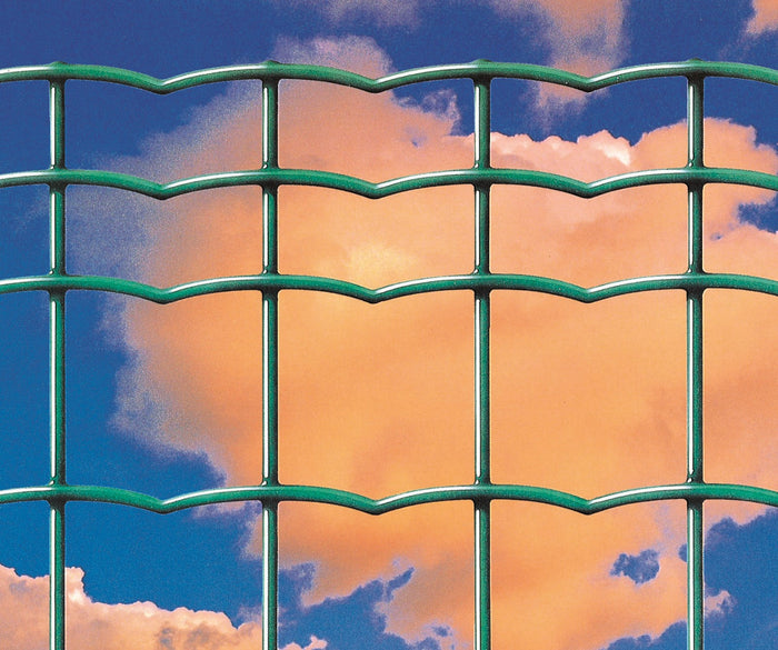 rete recinzione elettrosaldata zincata plastificata mm 50x100 h 60cm 25mt cod:ferx.4935