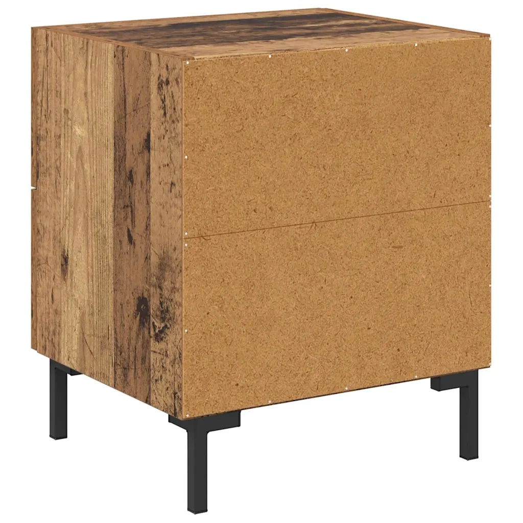 Armadio da Notte con cassetto Legno vecchio 40 x 35 x 47,5 cm 882013