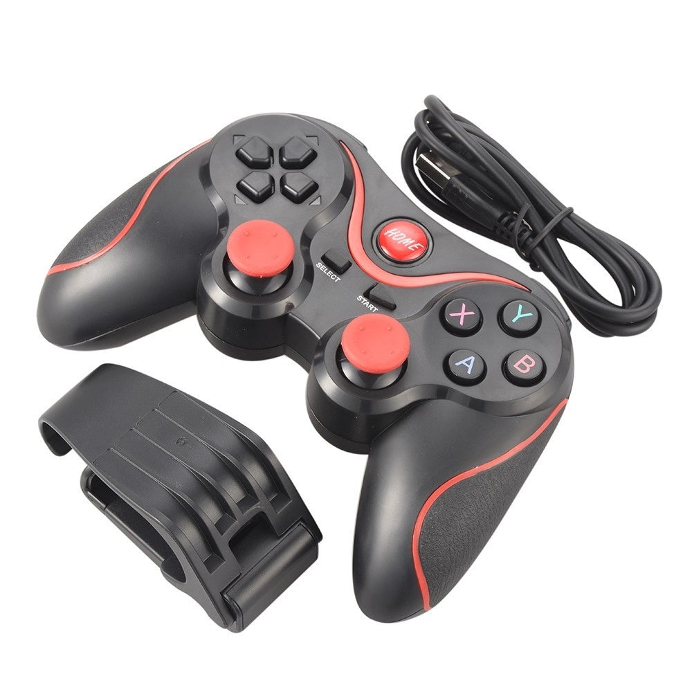 Trade Shop - Controller Gamepad Wireless Bluetooth Con Supporto Per Cellulare Smartphone -