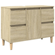 Mobile Lavabo | Armadio Lavabo Rovere Sonoma 80x33x60 cm in Legno Multistrato