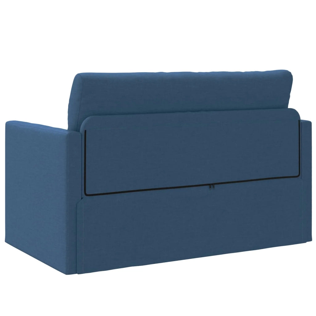 Divano letto 110cm Blu Tessuto 4106698