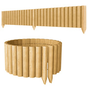 Pannello Decorativo per Vialetto Giardino ¨C zephmum ¨C 176x38 cm Legno Naturale