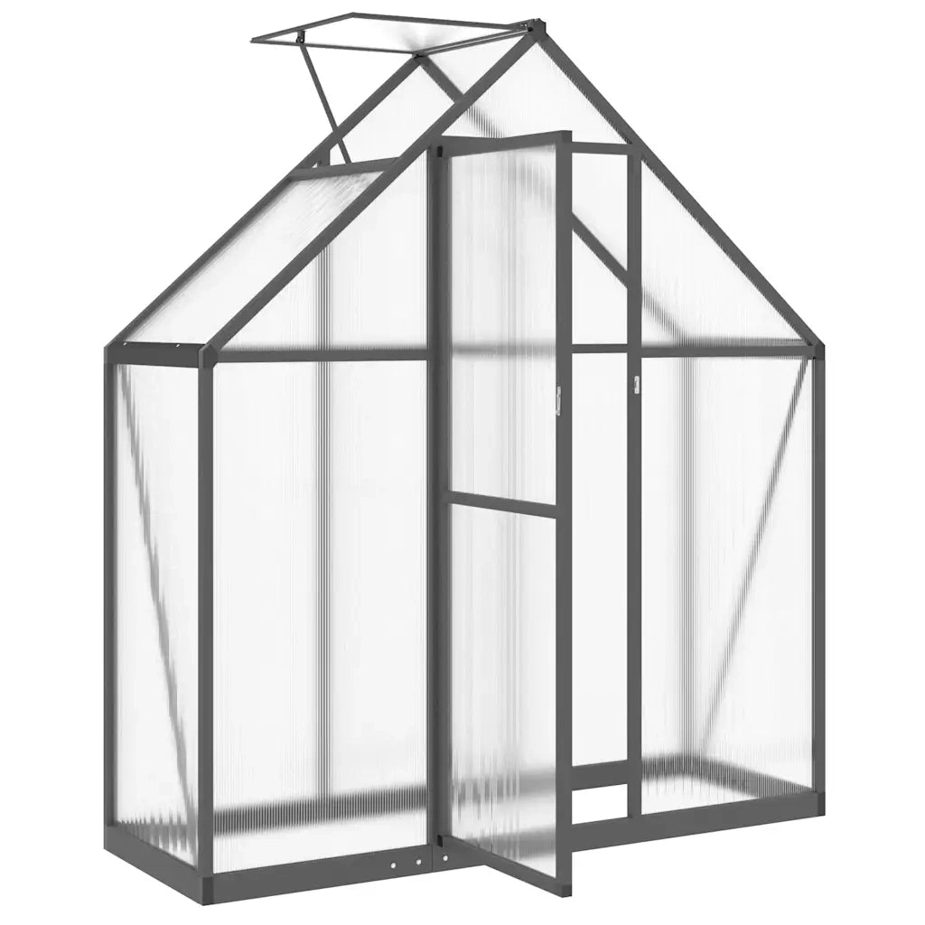 vidaXL Telaio Serra con Base Antracite 169x58x195 cm in Alluminio