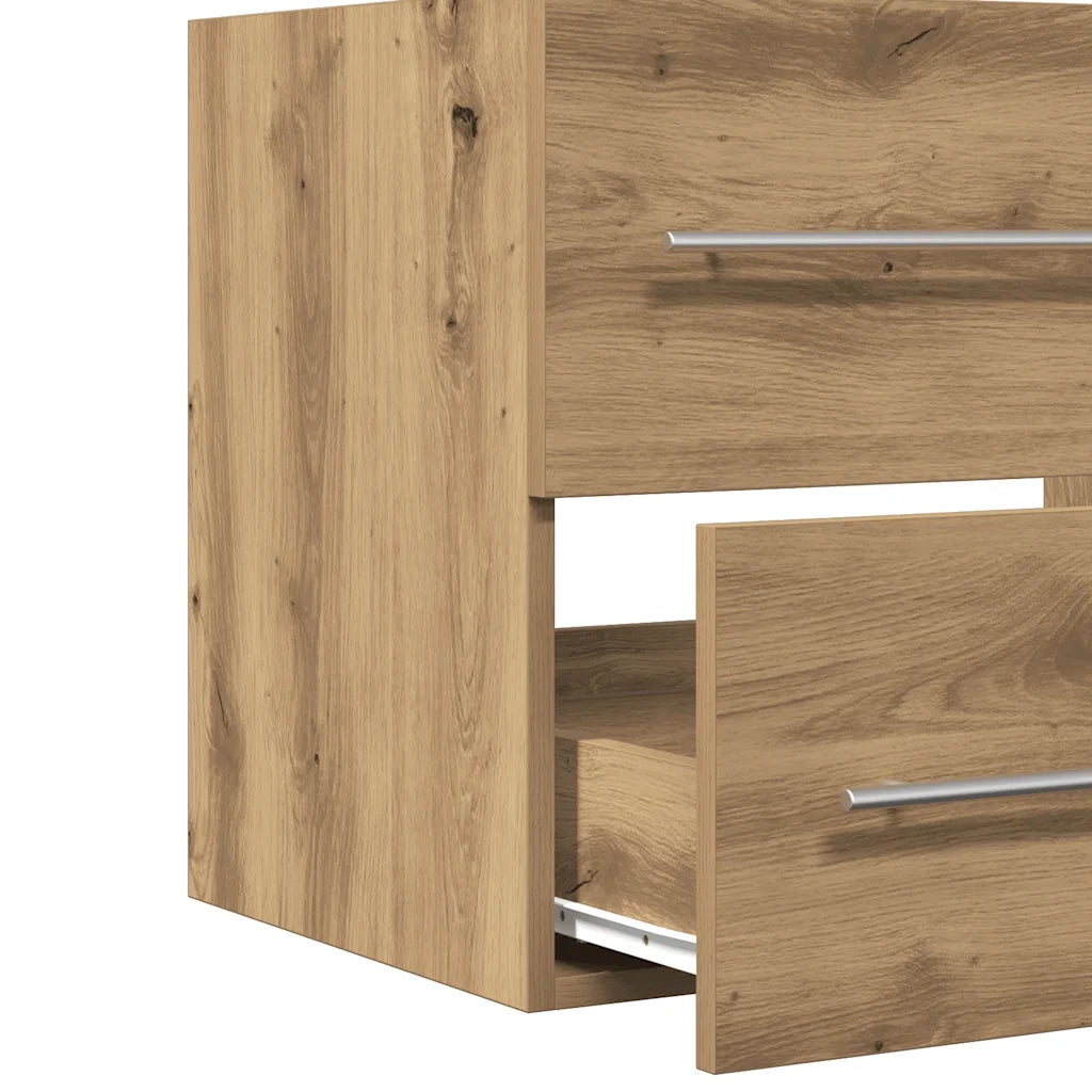 Mobile Lavabo Bagno Artigianale 60x38,5x48 cm Legno Multistrato 862027