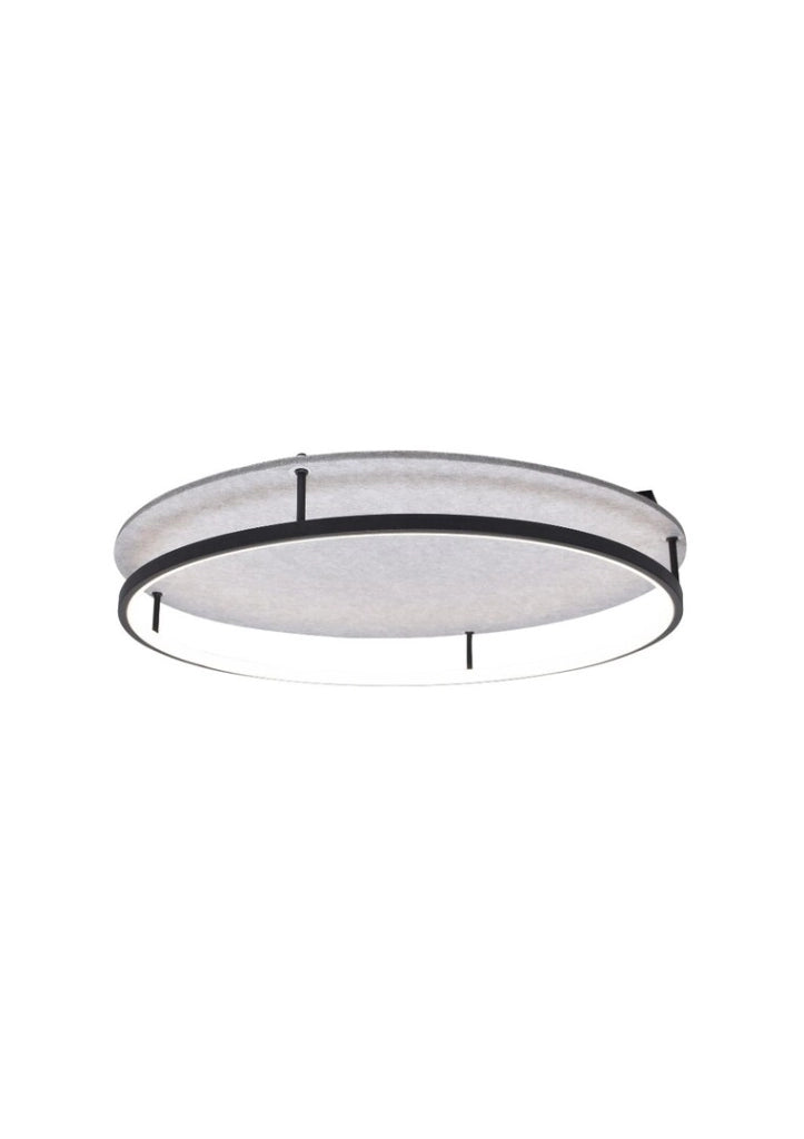 Plafoniera LED Rabalux Farenzo anello feltro grigio 40W