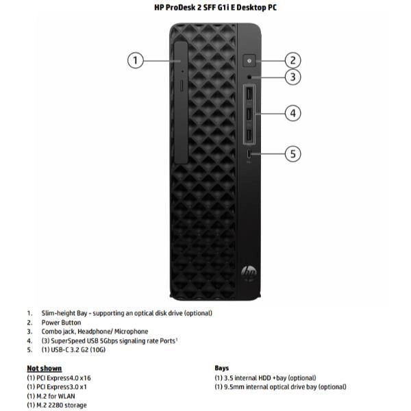 Prodesk 2 g1i sff i5 8 512 w11p - B70Z3AT#ABZ