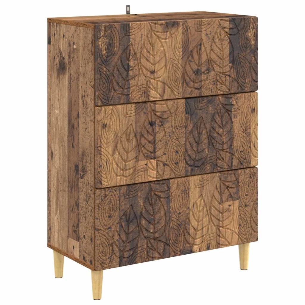 Mobile con Cassetti Legno antico 66 x 34,5 x 90 cm 895073