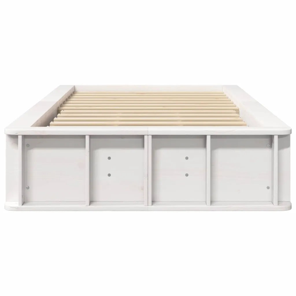 vidaXL Struttura del letto con archiviazione Bianco 90 x 190 cm legno