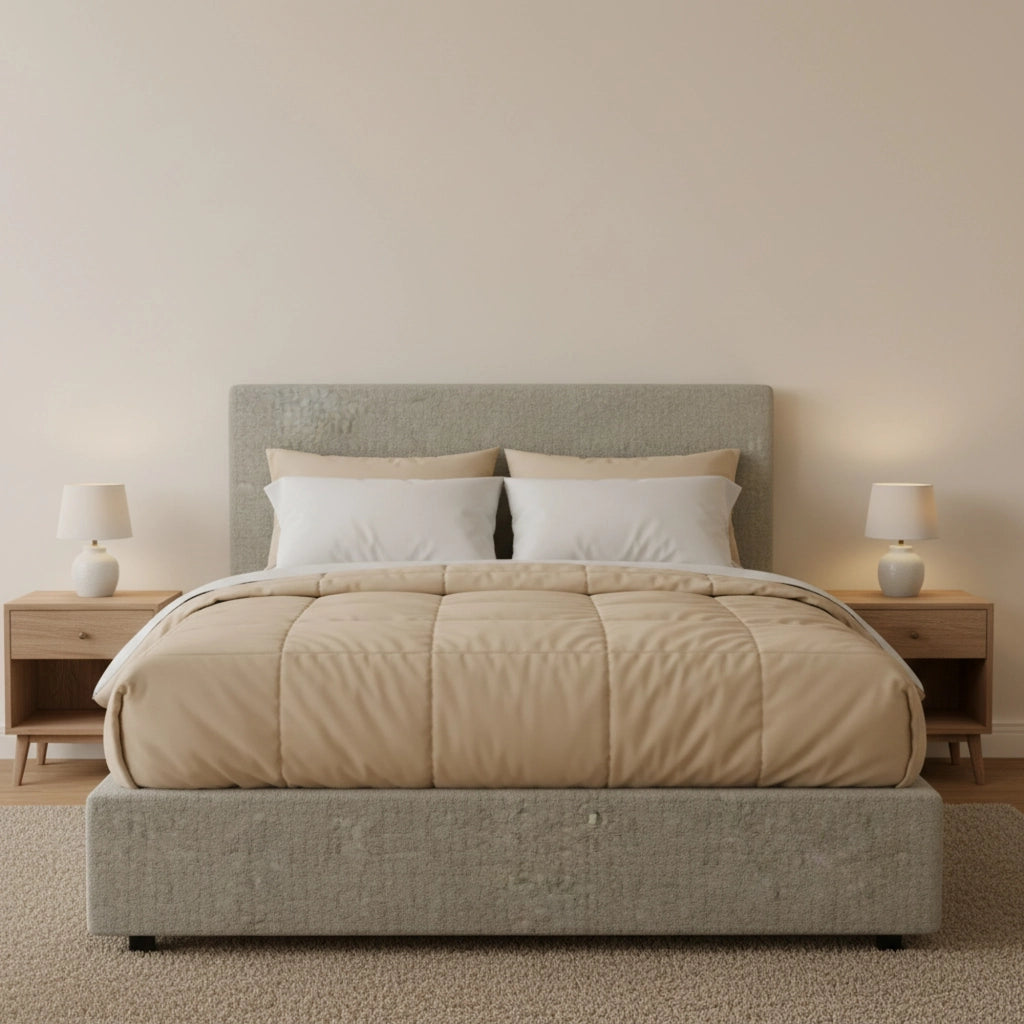 Carlisle, Letto Piazza e Mezza Sfoderabile Made in Italy, Grigio