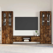 Set mobile TV FLORIN 3 pcs Rovere fumé Legno multistrato 3397999