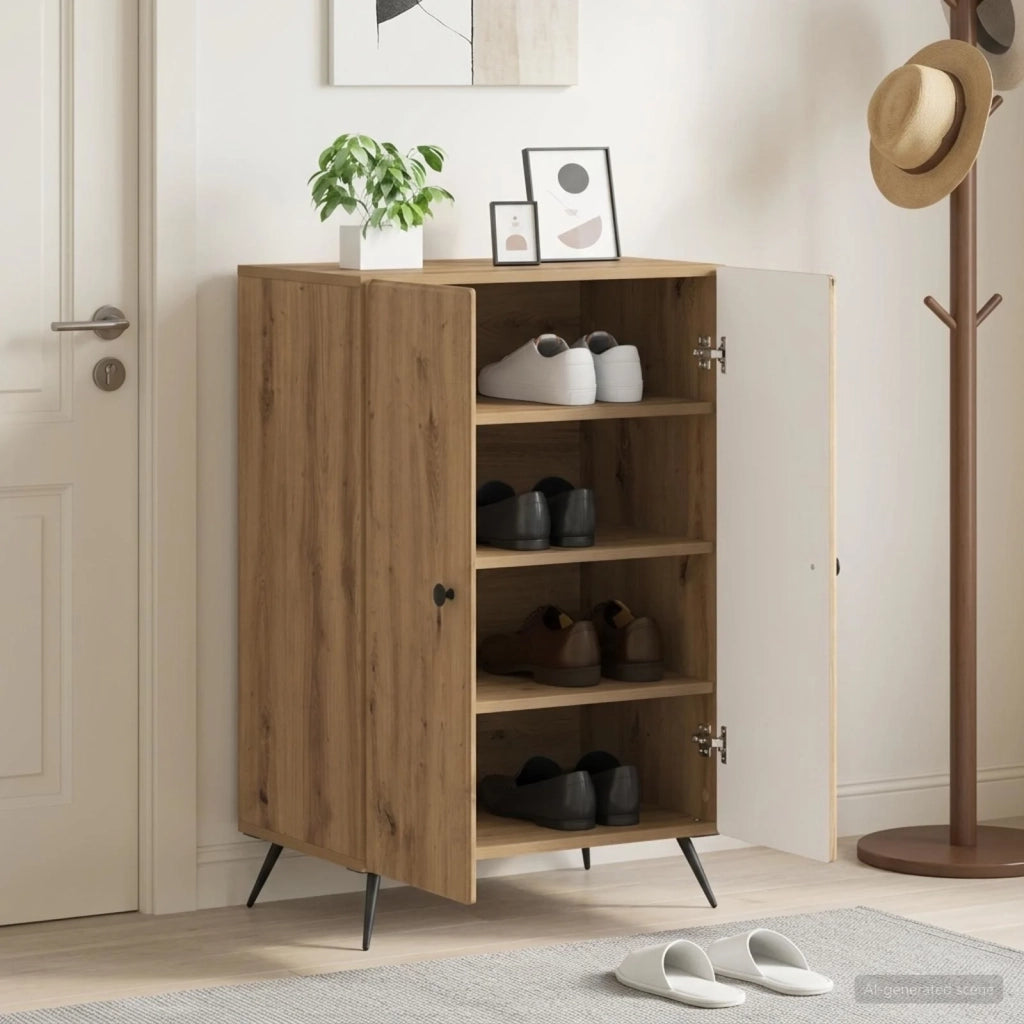 Mobile per scarpe BREDA 59,5 x 39,5 x 90 cm Rovere Artigianale 897534