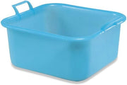 Tomaino - Bacinella Bucato in Plastica Quadrato 10 lt -,Lavaggio Panni, Cane, Piscinetta, Pediluvio