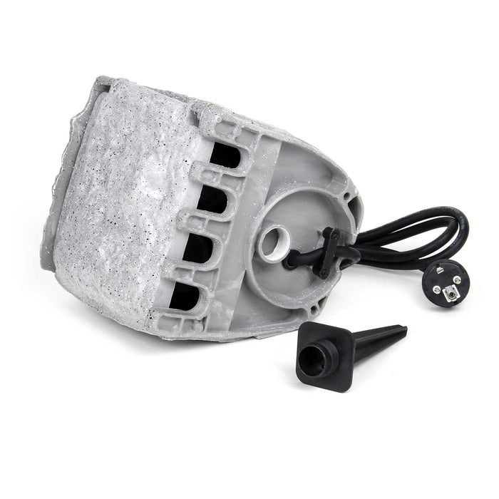 Presa multipla con 2 interruttori on/off, effetto pietra, Multipresa per esterno con 4 prese, protezione IP44