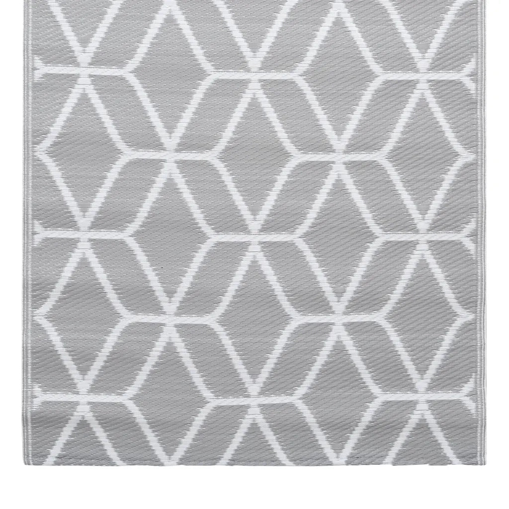 Tappeto da Esterni ARAKIL Grigio 160x230 cm in PP CFW4984905
