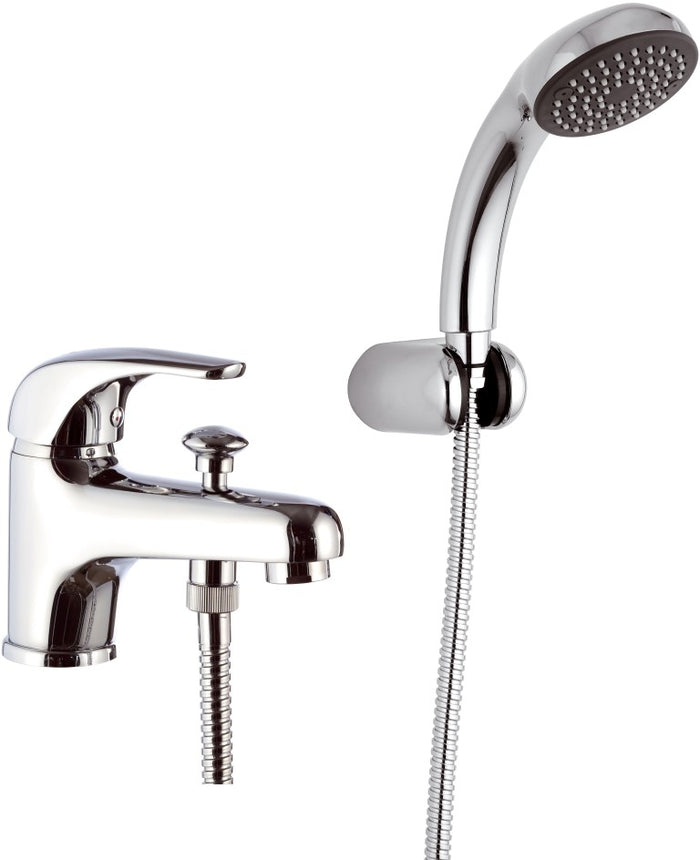 Rubinetto lavabo/vasca con deviatore integrato e kit doccia - serie project