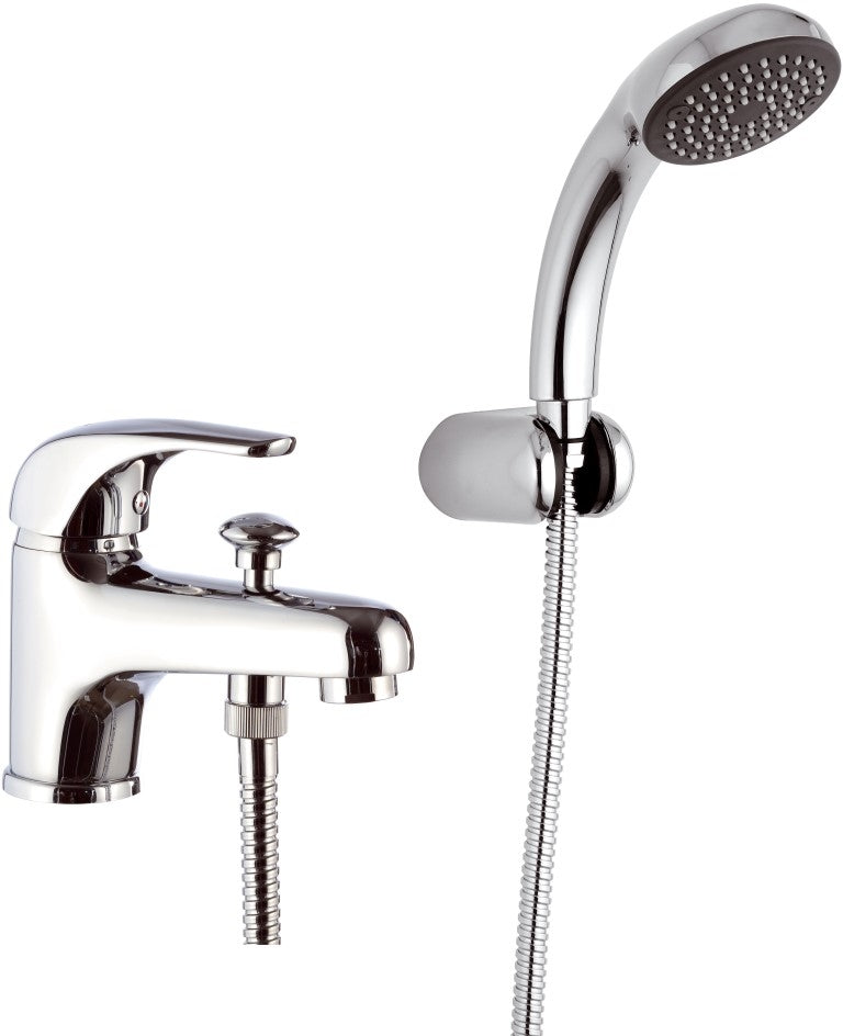 Rubinetto lavabo/vasca con deviatore integrato e kit doccia - serie project