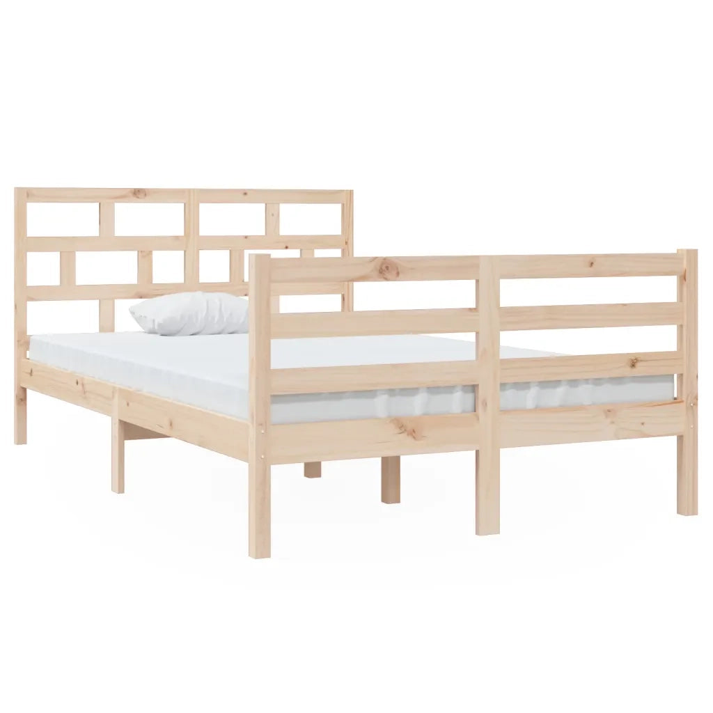 Giroletto-Struttura Letto in Legno Massello di Pino 120x200 cm 939256