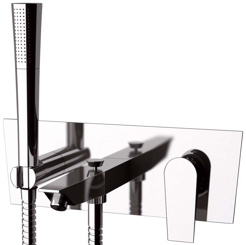 Miscelatore per vasca da incasso con kit doccia - serie diva