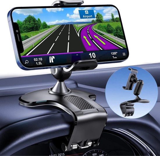 Sostegni per Telefono Auto con Zuignap - Per Finestrino e Pannello di Controllo - Ombrello per Telefono Auto - Accessori per Auto - Sostegno per Telefono Auto